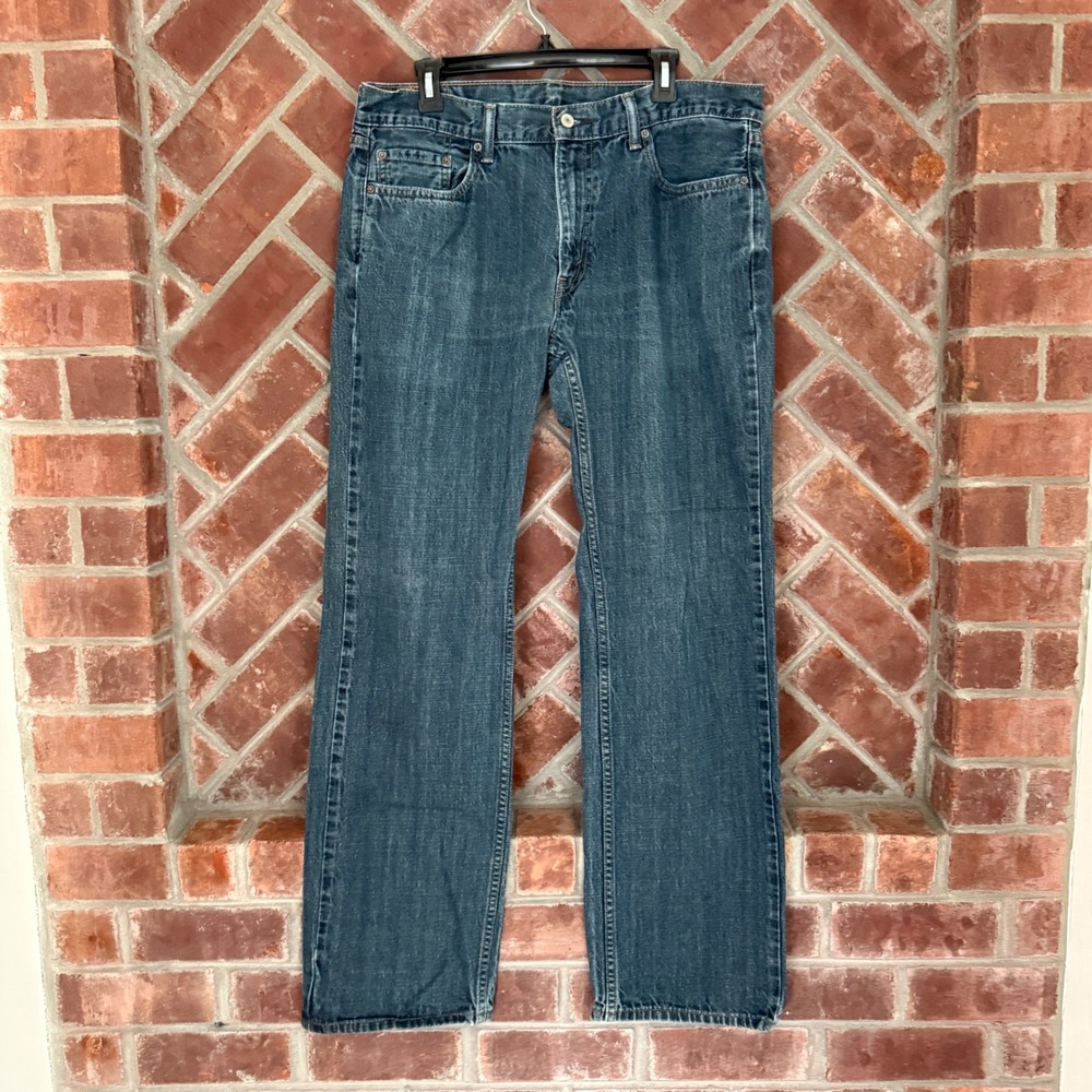 Levi's 559 Blue Jeans Mens Size 36x34 (32) Relaxed Straight Leg Denim